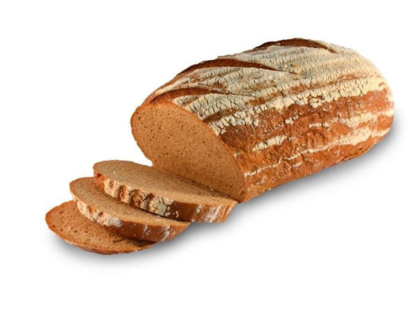 Dinkel Bröt gesneden