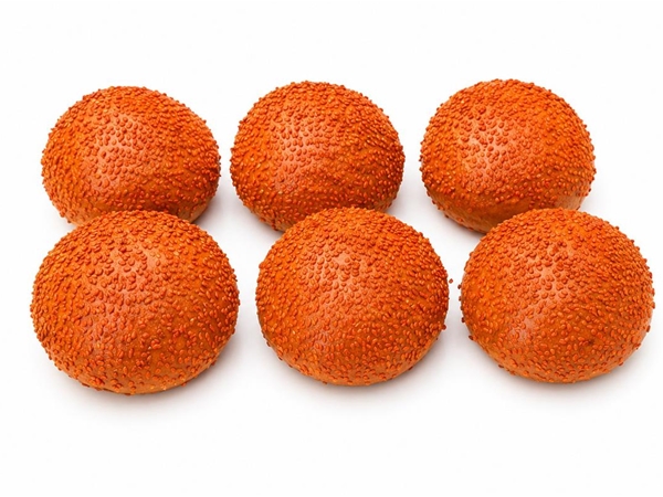 6 zachte oranje broodjes