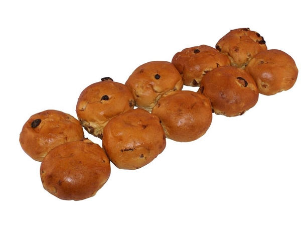 Mini rozijnenbollen 10 stuks