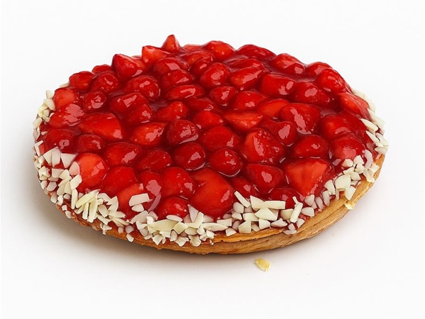 Aardbeien vlaai