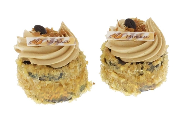 Nougatine creme gebakje