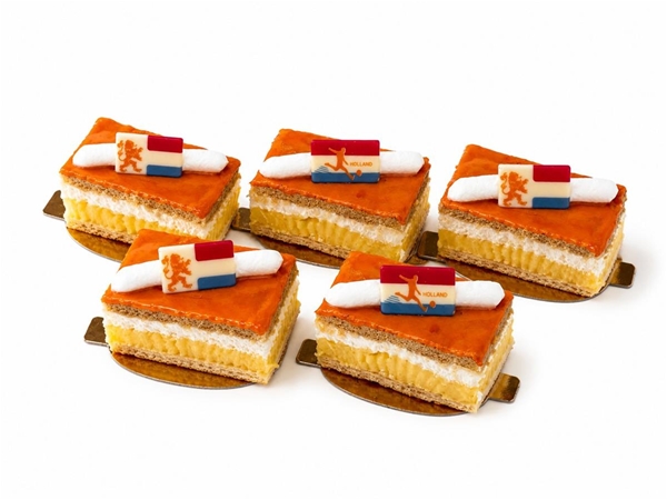 Oranje tompoucen 4 + 1 gratis